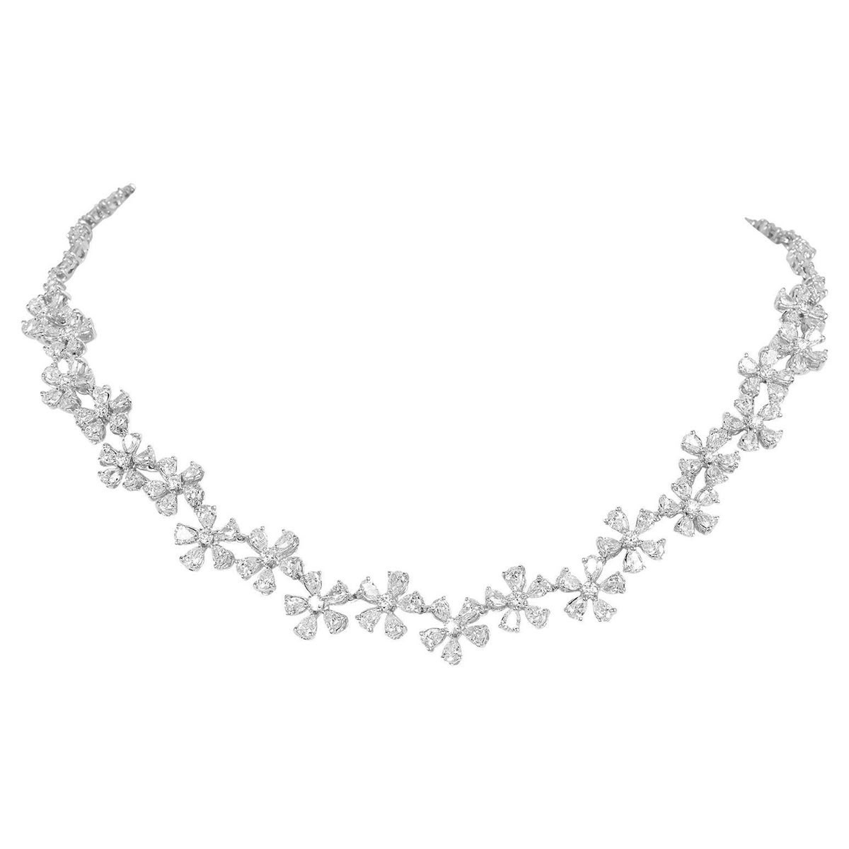 Exquisite silver necklace