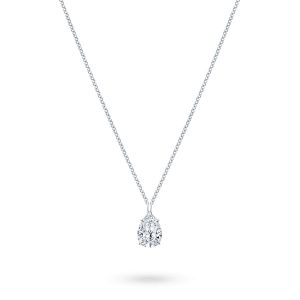 Elegant pear-shaped diamond